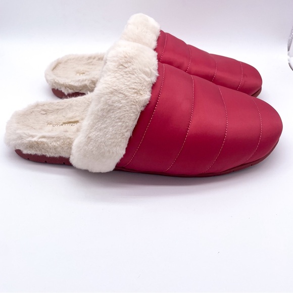 Vionic Josephine Faux Fur Lined Comfort Mule Slippers 10 - Picture 9 of 15